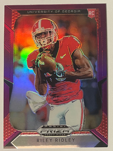 Riley Ridley 2019 Panini Prizm Draft Picks Rookie Football Card (RC) #128 (Georgia Bulldogs/Chicago Bears)-Powers Sports Memorabilia