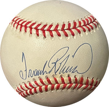 Frank Robinson Autographed Official Rawlings ROAL American League Baseball very minor tone spots?Çô UDA #UDE17920 (Baltimore Orioles)-Powers Sports Memorabilia