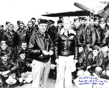David Thatcher Autographed WWII Doolittle Raiders USS Hornet Vintage B&W 8x10 Photo- JSA #SS51665- Engineer- Gunner Crew #7-Powers Sports Memorabilia