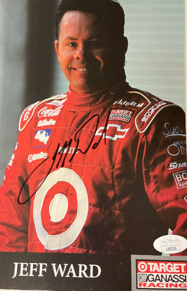 Jeff Ward Autographed Target Chip Ganassi Indy Car Racing 6x9 Photo- JSA #LL60516-Powers Sports Memorabilia