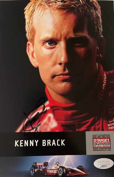 Kenny Brack Autographed Target Chip Ganassi Indy Car Racing 6x9 Photo- JSA #LL60514-Powers Sports Memorabilia