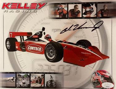 Al Unser, Jr. Autographed Kelley Racing Indy Car 8x10 Photo- JSA #LL60513-Powers Sports Memorabilia