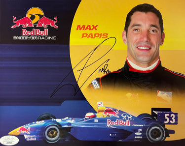 Max Papis Autographed Red Bull Cheever Racing Indy Car 8x10 Photo #4- JSA #LL60510-Powers Sports Memorabilia