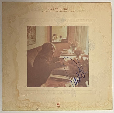 Paul Williams Autographed 1971 Just An Old Fashioned Love Song LP Album Cover Only (A&M Records)-Powers Sports Memorabilia