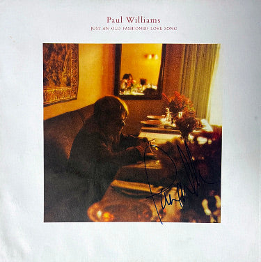 Paul Williams Autographed 1971 Just An Old Fashioned Love Song Lyrics 8 Page Insert Book (No Record Included)- COA-Powers Sports Memorabilia
