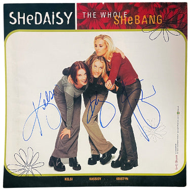 SHeDAISY Country Music Group/Band Kassidy, Kelsi & Kristen Osborn Autographed 12X12 Album Flat The Whole SheBang?Çô imperfect- 3 sigs-Powers Sports Memorabilia