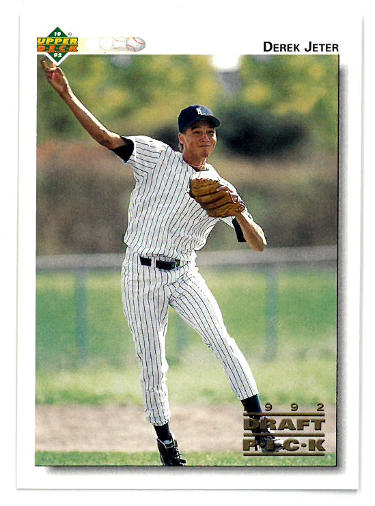 Derek Jeter 1992 Upper Deck Draft Pick Rookie Card (RC) #5 (Ft Lauderdale Yankees)-Powers Sports Memorabilia