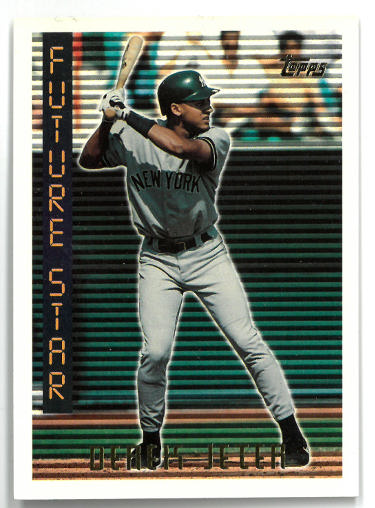 Derek Jeter 1995 Topps Future Star Rookie Card (RC) #199 (New York Yankees)-Powers Sports Memorabilia