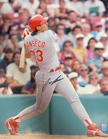 Jose Canseco Autographed Texas Rangers 16x20 Photo- Canseco Hologram-Powers Sports Memorabilia