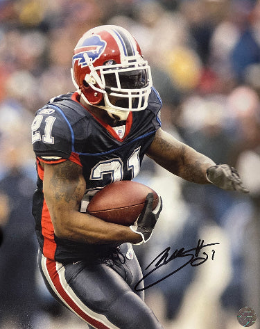 Willis McGahee Autographed Buffalo Bills 8X10 Photo #21- AWM Hologram-Powers Sports Memorabilia