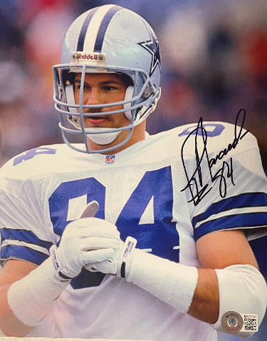 Jay Novacek Autographed Dallas Cowboys 8x10 Photo #84- Beckett Authenticated Hologram-Powers Sports Memorabilia
