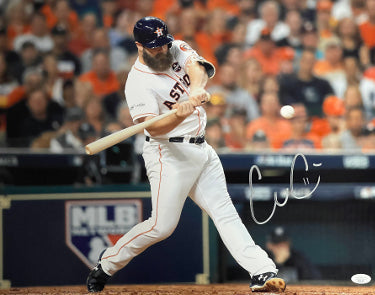 Evan Gattis Autographed Houston Astros 16x20 Photo #11- JSA (2017 WS Champs)-Powers Sports Memorabilia