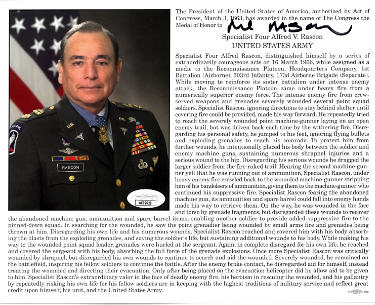 Alfred Rascon Autographed Vietnam War Vintage 8x10 Photo- JSA #AC92628- Medal of Honor-Powers Sports Memorabilia