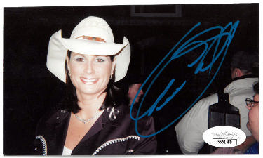 Terri Clark Autographed 3.25X5.75 Photo- JSA #SS51580 (Country Music)-Powers Sports Memorabilia