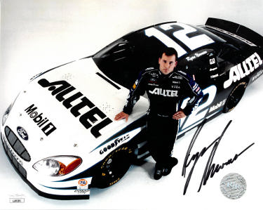 Ryan Newman Autographed NASCAR Alltel 8x10 Photo #12- JSA #LL60281-Powers Sports Memorabilia