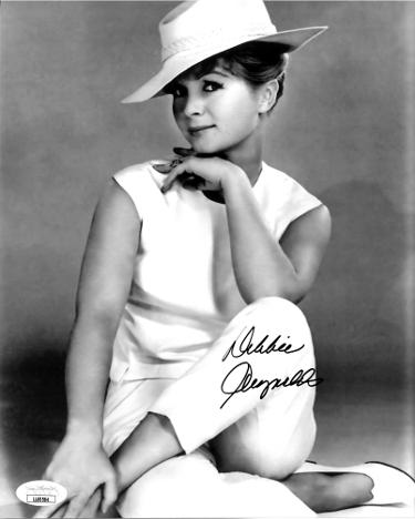 Debbie Reynolds Autographed Vintage B&W 8x10 Photo- JSA #LL60564-Powers Sports Memorabilia