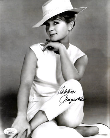 Debbie Reynolds Autographed Vintage B&W 8x10 Photo- JSA #LL60563-Powers Sports Memorabilia