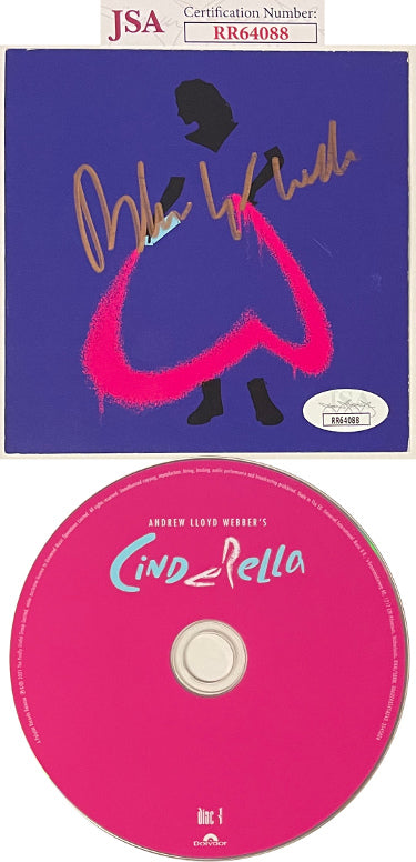 Andrew Lloyd Webber Autographed 2021 Cinderella Art Card with Album Cover Booklet & CD w/ Case- JSA #RR64088-Powers Sports Memorabilia