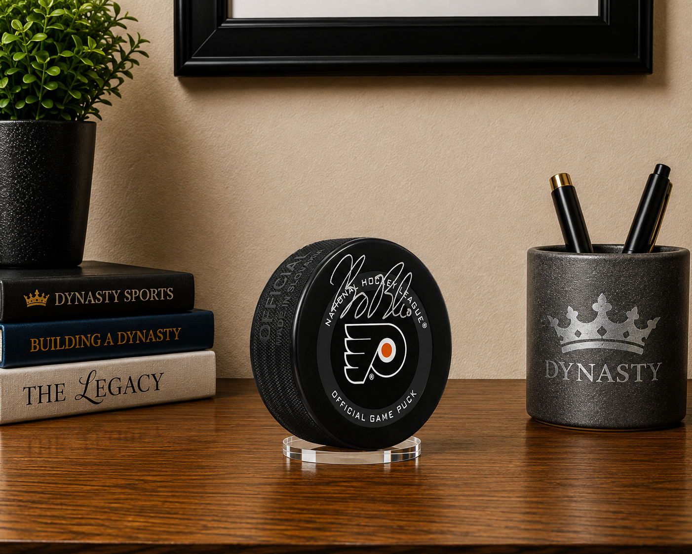Bobby Brink Signed Philadelphia Flyers 2021 Hockey Game Model Puck-Powers Sports Memorabilia