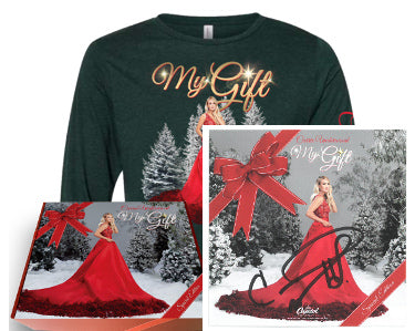 Carrie Underwood Autographed 2021 My Gift 3x4 Art Card- JSA- Special Edition Boxed Set/CD/T-Shirt (XL)-Powers Sports Memorabilia