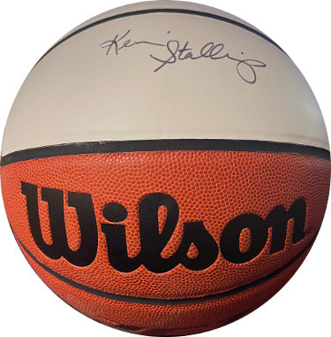 Kevin Stallings Autographed Wilson Jet NCAA WP Basketball (Vanderbilt/Pittsburgh/Illinois State)-Powers Sports Memorabilia
