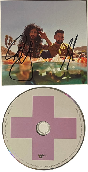 Dan + Shay Duo Autographed 2021 ?ǣGood Things?ǥ Album Cover Booklet w/ CD & Case-Powers Sports Memorabilia