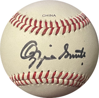 Ozzie Smith Autographed Rawlings Little League Baseball (St. Louis Cardinals)-Powers Sports Memorabilia
