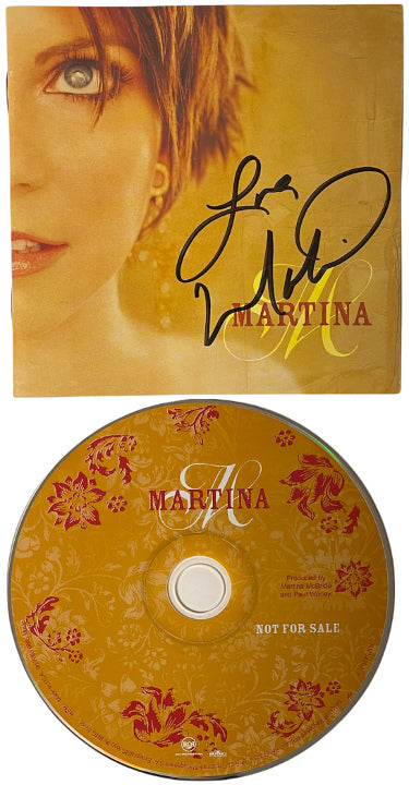 Martina McBride Autographed 2003 Martina Album Cover Booklet w/ Promo CD w/ Love- RARE-Powers Sports Memorabilia