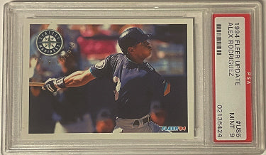 Alex Rodriguez 1994 Fleer Update Rookie Card #U86- PSA Graded 9 Mint (Seattle Mariners)-Powers Sports Memorabilia