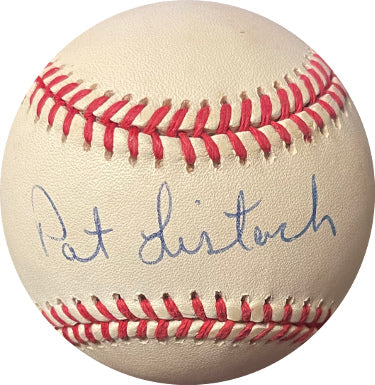 Pat Listach Autographed ROAL Rawlings Official American League Baseball very minor tone (Brewers/Astros)-Powers Sports Memorabilia