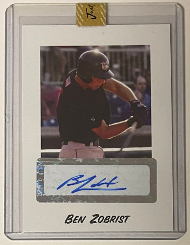 Ben Zobrist Autographed 2004 Just Minors/Just Rookies RC 90 Minor League Card (Uncirculated/Sealed) (WS MVP/2X WS Champ)-Powers Sports Memorabilia