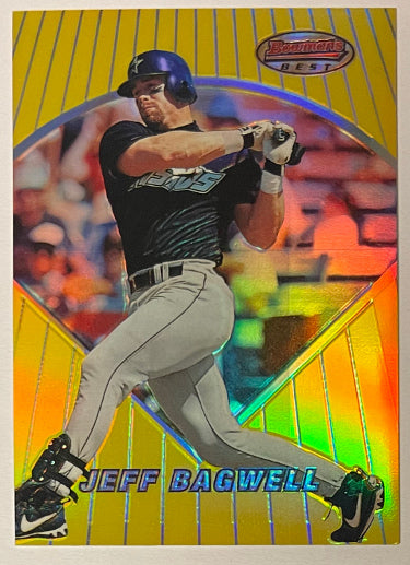 Jeff Bagwell 1996 Bowman's Best Refractor Card #BBP 16 (Houston Astros)-Powers Sports Memorabilia