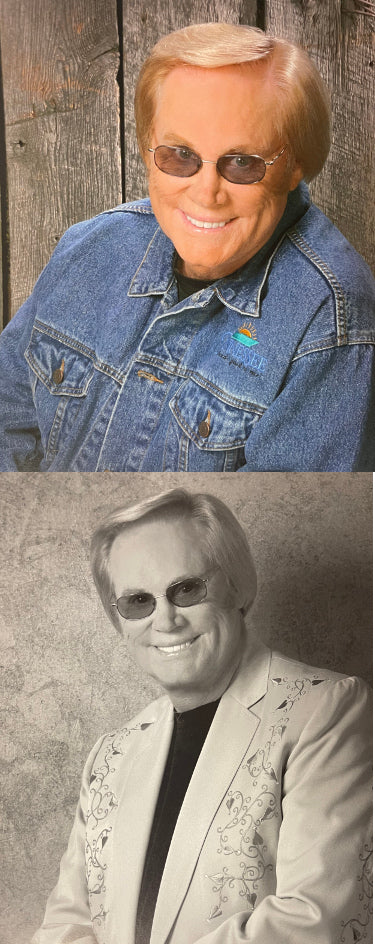 George Jones 2005 Official Fan Club 8x10 2- Photo w/ Letter & Possum Post Newsletter-Powers Sports Memorabilia