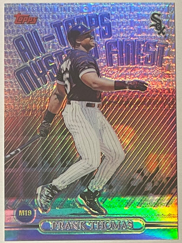 Frank Thomas 1999 Topps Mystery Finest Refractor Card #M19 (Chicago White Sox)-Powers Sports Memorabilia