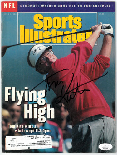 Tom Kite Autographed Sports Illustrated Full Magazine June 29, 1992- JSA #EE63249 (US Open)-Powers Sports Memorabilia