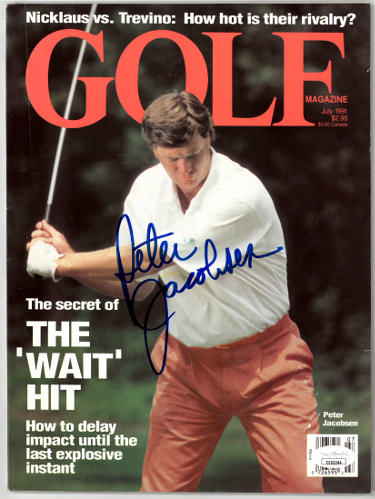 Peter Jacobsen Autographed Golf Full Magazine July 1991- JSA #EE63244 (No Label)-Powers Sports Memorabilia