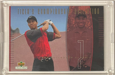 Tiger Woods 2001 Upper Deck Tiger's Championship Collection 3.5x5 PGA Golf Card #TCC7 -2478/3000 (1998 Bellsouth Classic)-Powers Sports Memorabilia