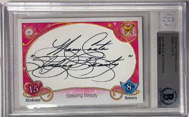 Mary Costa Autographed Custom Sleeping Beauty Trading Card- BAS/Beckett Encapsulated (Voice of Sleeping Beauty)-Powers Sports Memorabilia