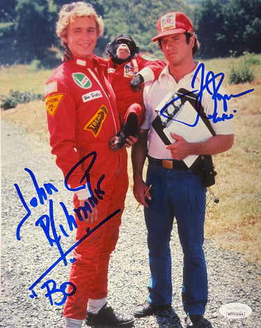Dukes of Hazzard dual Autographed 8x10 Photo- Tom Wopat -Luke & John Schneider -Bo- JSA Witnessed #WPP318085 (Metallic)-Powers Sports Memorabilia