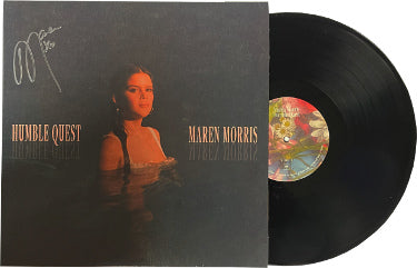Maren Morris Autographed 2022 Humble Quest Album Cover/LP/Vinyl/Record- JSA #AB47581-Powers Sports Memorabilia