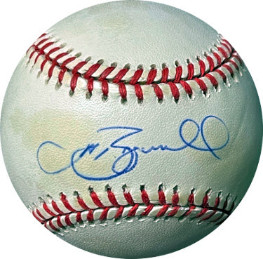 Jeff Bagwell Autographed RONL Rawlings Official National League Baseball minor tone spots- COA (Houston Astros)-Powers Sports Memorabilia