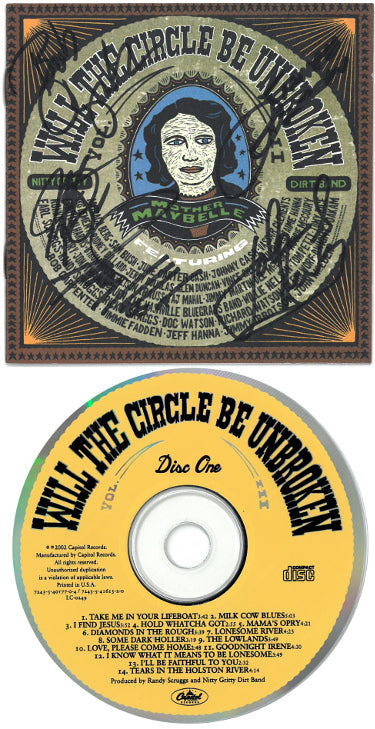 NITTY GRITTY DIRT BAND Autographed 2002 Will The Circle Be Broken Album Cover CD Booklet VOL. 3, 2 CD Set ?Çô COA-Powers Sports Memorabilia