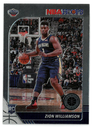 Zion Williamson 2019-20 NBA Hoops Premium Stock Rookie Card (RC) #258 (New Orleans Pelicans)-Powers Sports Memorabilia