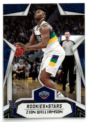 Zion Williamson 2019-20 Panini Chronicles Rookies & Stars Rookie Card (RC) #699 (New Orleans Pelicans)-Powers Sports Memorabilia