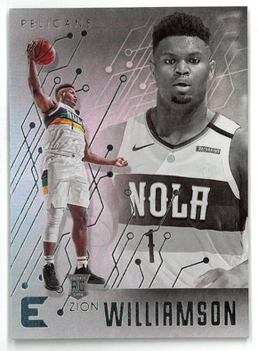 Zion Williamson 2019-20 Panini Chronicles Essentials Rookie Card (RC) #210 (New Orleans Pelicans)-Powers Sports Memorabilia