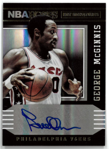 George McGinnis Autographed 2014-15 Panini Hoops Basketball Card #54 (Philadelphia 76ers)-Powers Sports Memorabilia