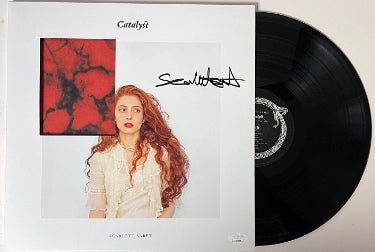 Scarlett Sabet Autographed 2019 Catalyst Album Cover/LP/Vinyl/Record ?Çô JSA (Jimmy Page/24 Pg Booklet)-Powers Sports Memorabilia