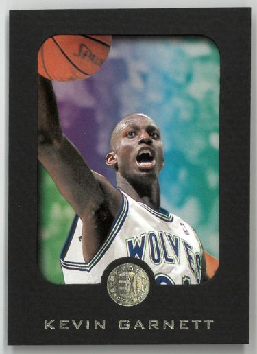 Kevin Garnett 1995-96 Skybox E-XL Rookie Card (RC) #49 (Minnesota Timberwolves)-Powers Sports Memorabilia