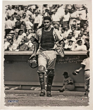Joe Torre Autographed St. Louis Cardinals 22x26 Stretched Canvas/Photo 71 NL Batting Champ- Steiner Hologram-Powers Sports Memorabilia