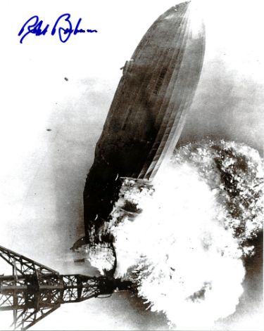 Robert Buchanan Autographed B&W Vintage 8x10 Photo- PSA #AD31669 (1937 Hindenburg Disaster/Ground Crew Member)-Powers Sports Memorabilia